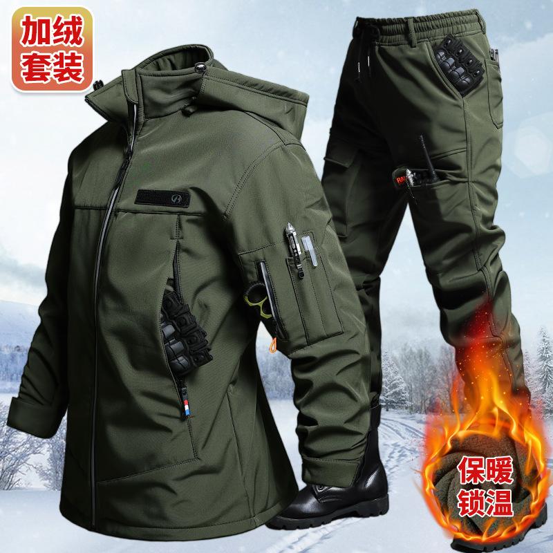 Cycling - Set giacca e pantaloni tattici impermeabili